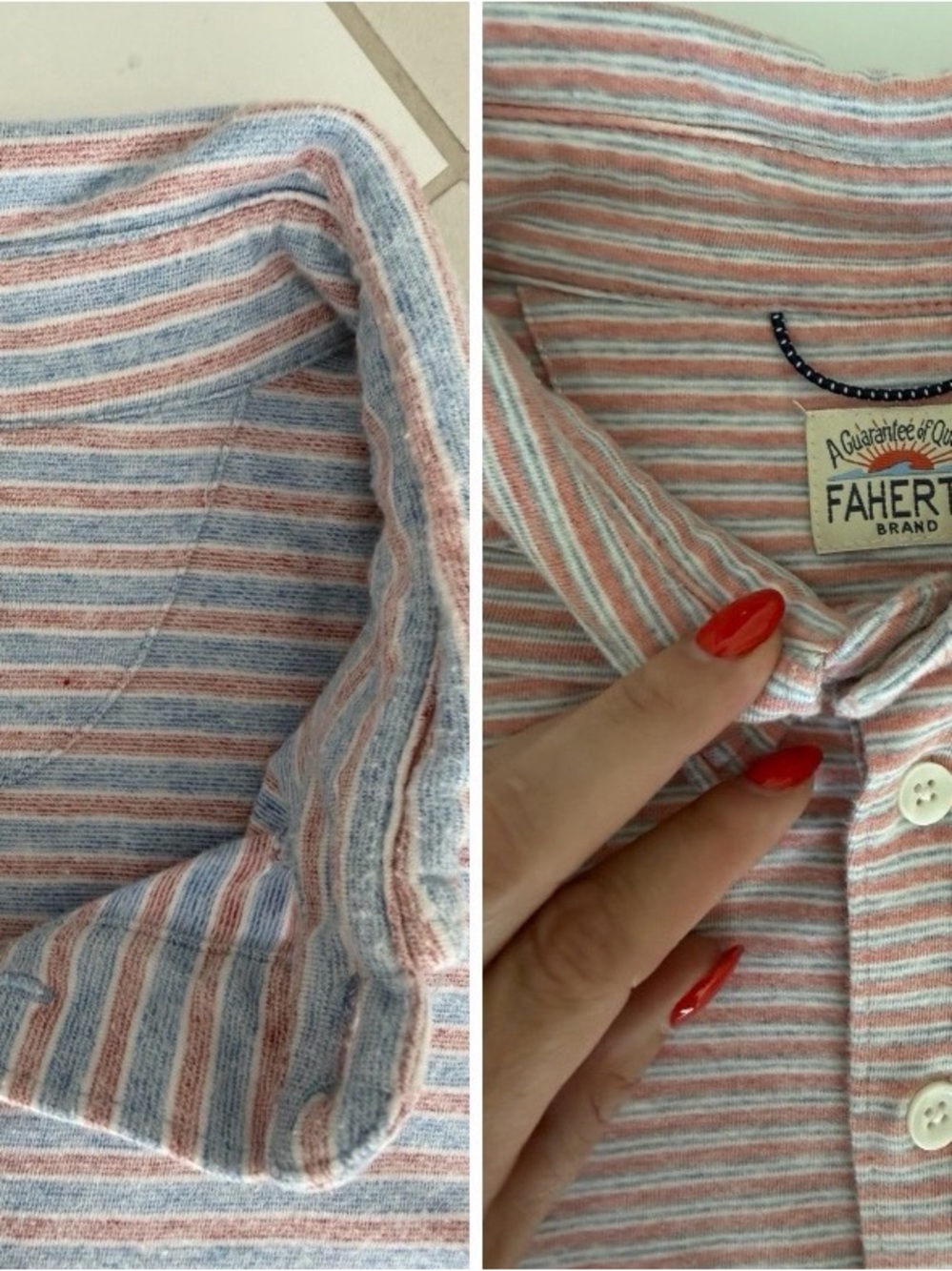 SET OF TWO - Faherty Movement Striped Polos